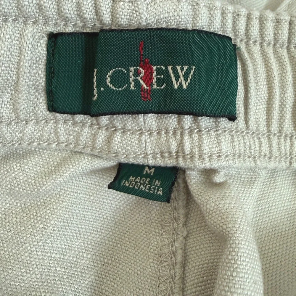 J.Crew Mens Pier Pant Cotton-Linen Blend Pants Light Khaki Size M Style CJ363